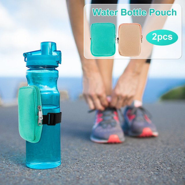 New 2Pcs Water Bottle Pouch Portable Water Bottle Caddy Durable